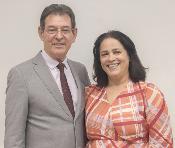 Pr. José Lima Santos e Irmã Rosália Lima Santos