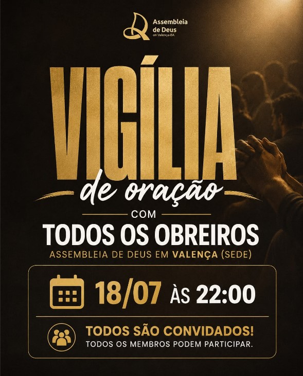 Vigília com os Obreiros